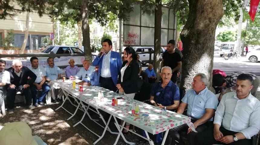 G&ouml;lbaşı il&ccedil;esinde bayramlaşma