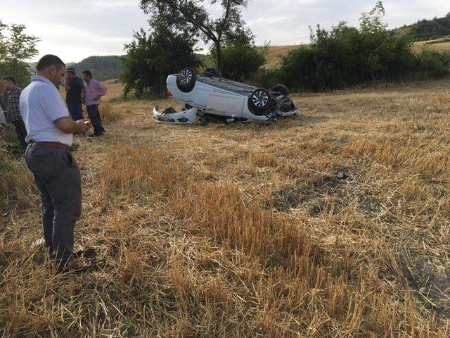 Osmaniye’de otomobil takla attı: 5 yaralı