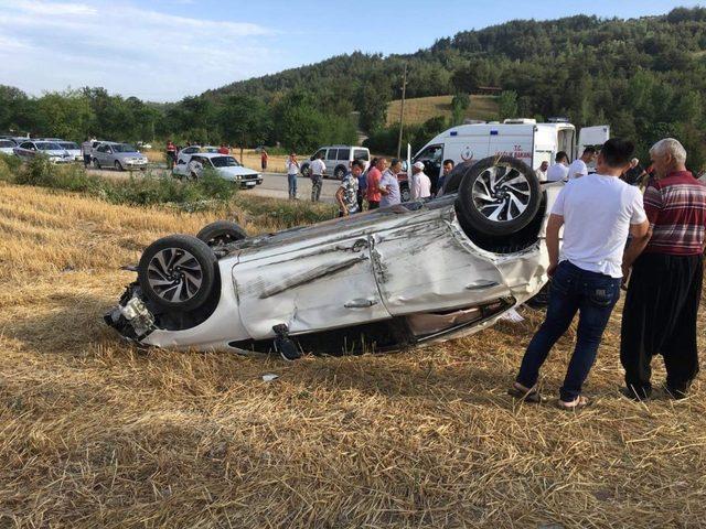 Osmaniye’de otomobil takla attı: 5 yaralı