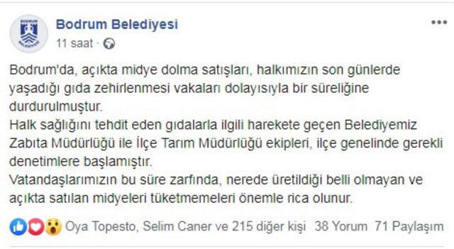 Bodrum'da 50'nin üzerinde kişi midye yedikten sonra rahatsızlandı