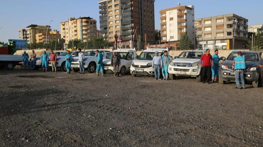 Başkan Kuş ilaçlama birimi ekibiyle buluştu