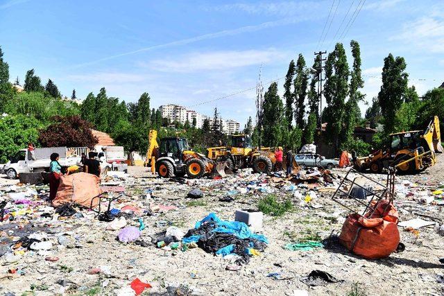 Ankara Zabıtasından çöp ve atık mücadelesi