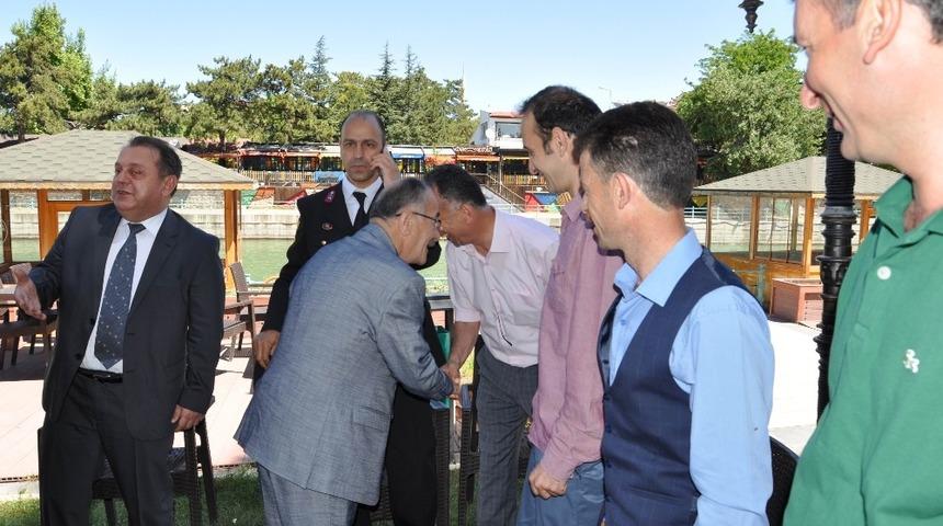 Beyşehir&rsquo;de il&ccedil;e protokol&uuml; bayramlaştı