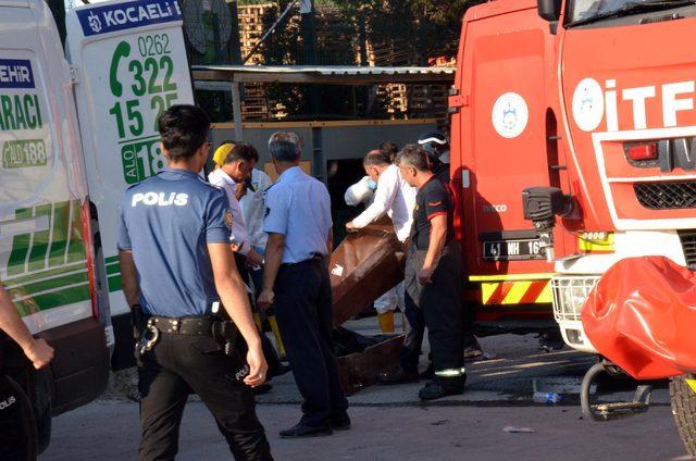 4,5 saat alev alev yanan fabrikada 4 işçi öldü (5)