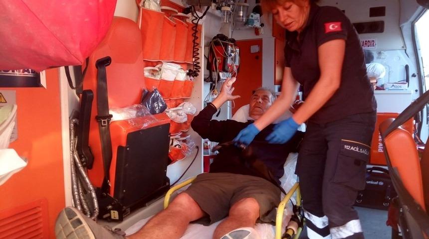 Feribotta parmağı koptu