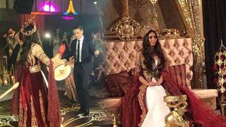 Mesut Özil ve Amine Gülşe çiftinin kına gecesi sosyal medyayı salladı