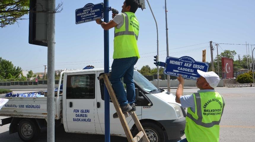 Başkent’te tabela seferberliği