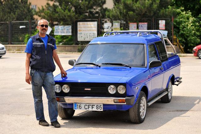 Çıraklık hayalini 86 model otomobille gerçekleştirdi