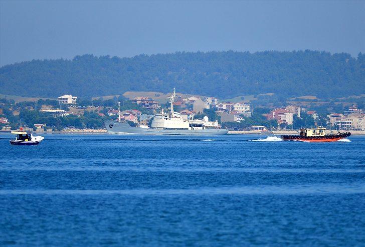 Çanakkale Boğazı'nda hareketli anlar G2