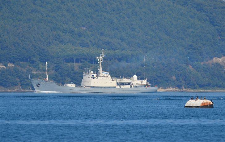Çanakkale Boğazı'nda hareketli anlar G3