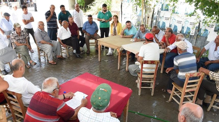 Bozdoğan, k&ouml;yl&uuml;lerin sorunlarını dinledi