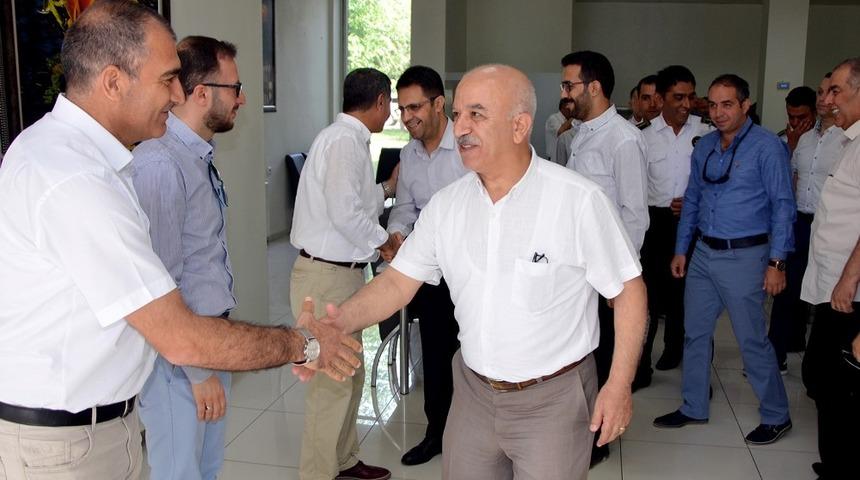 Dicle Elektrik &ccedil;alışanları bayramlaştı