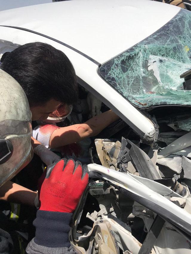 Bayram ziyareti dönüşündeki kazada yaralanan Tuğçe kurtarılamadı