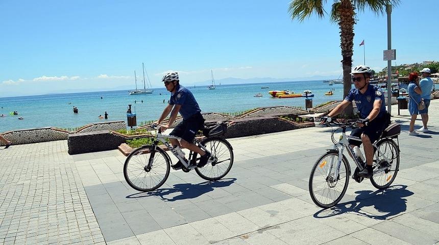 Didim&rsquo;de bisikletli polisler g&ouml;rev başında