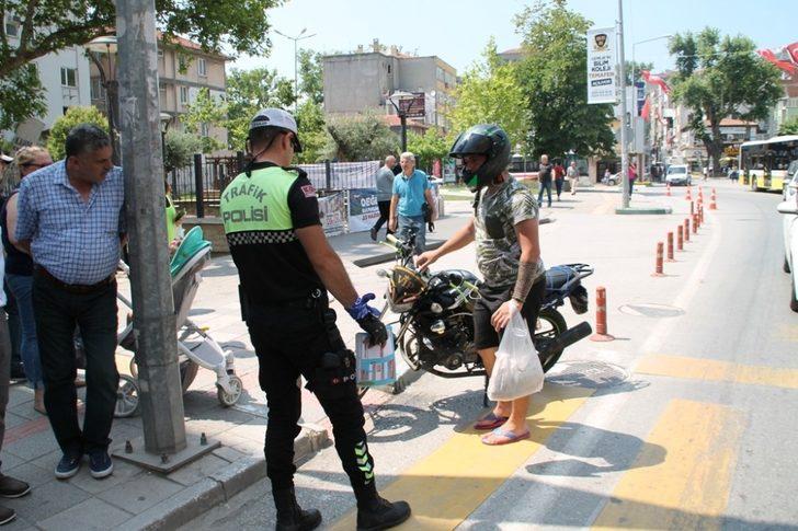 Gemlik emniyeti sürücü seyahat karnesi dağıttı G5