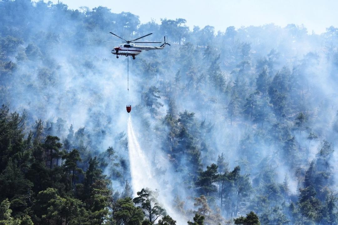 Muğla&rsquo;da orman yangını