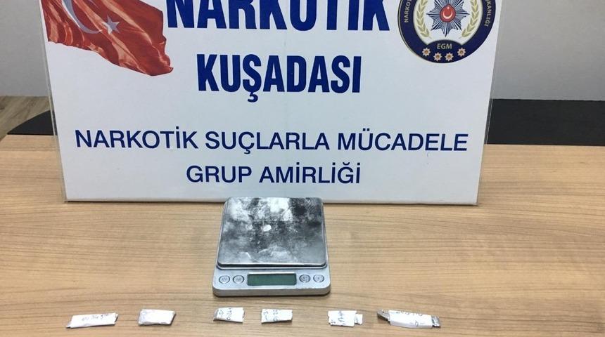 Kuşadası’nda uyuşturucu operasyonu, 2 kişi tutuklandı