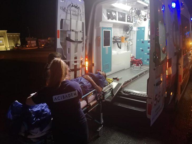 Kavşağa hızlı girince kontrolü kaybetti G5