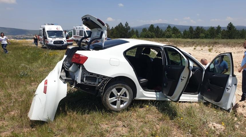 Emet’te trafik kazası: 5 yaralı