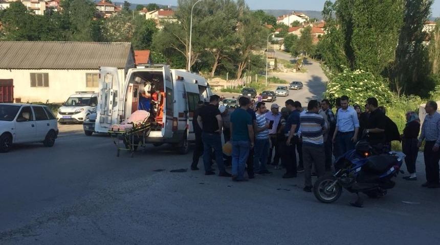 Domaniç’te trafik kazası: 1 yaralı