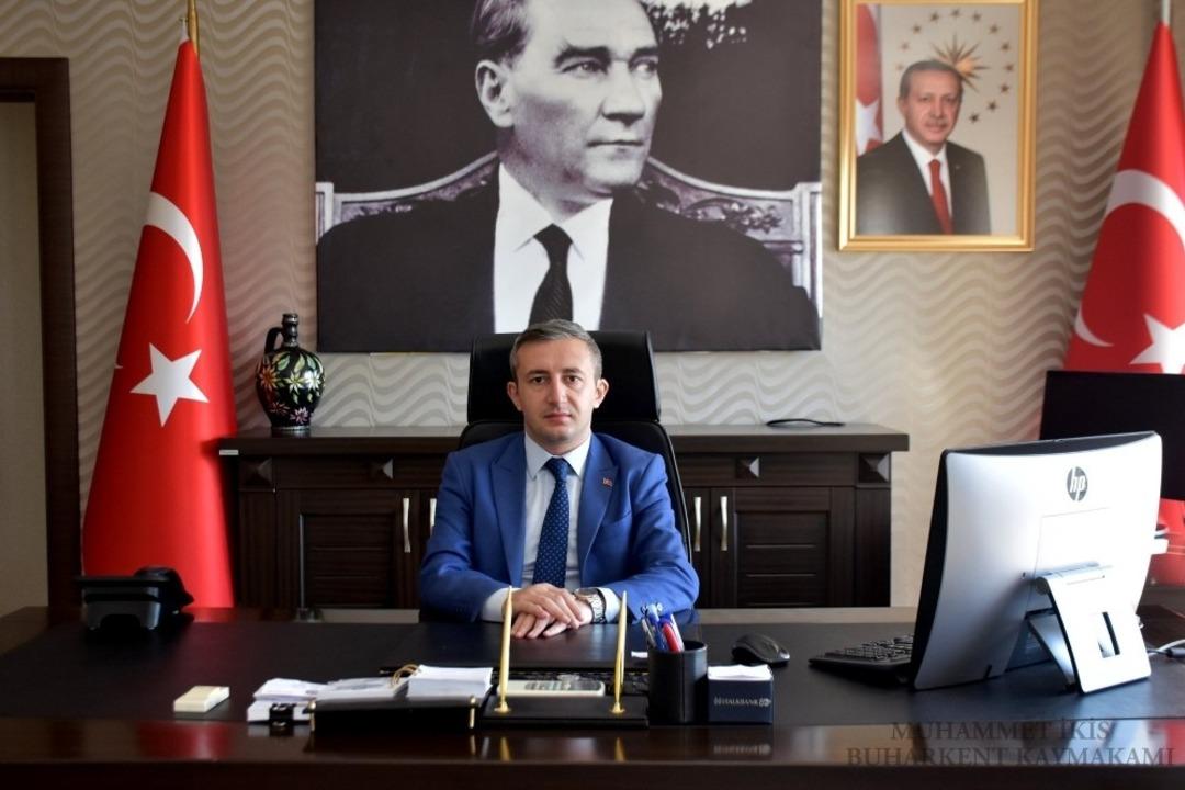 Kaymakam İkis Buharkent&rsquo;e veda etti