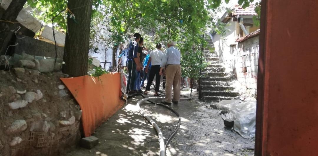 Sungurlu&rsquo;da korkutan yangın