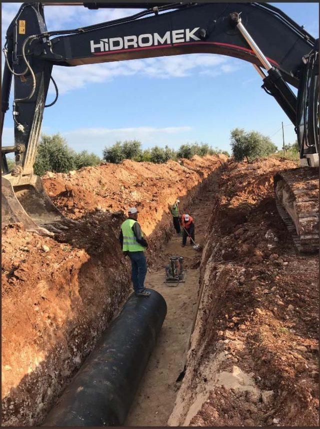 Kilis içme suyu ihale atının döşenmesi sürüyor