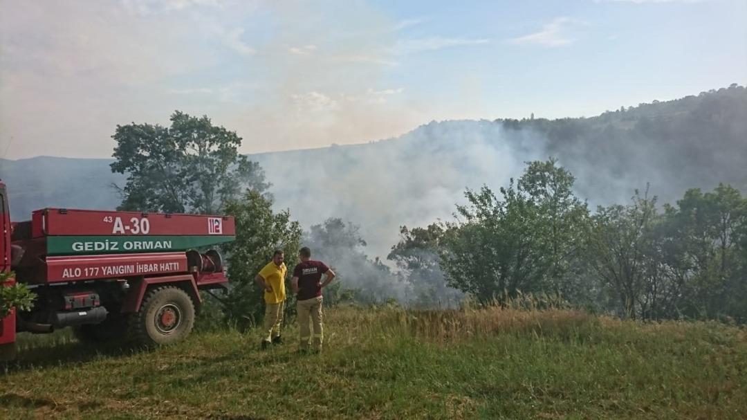 Pazarlar&rsquo;da orman yangını