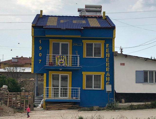 Fenerbahçe tutkusunu evine yansıttı