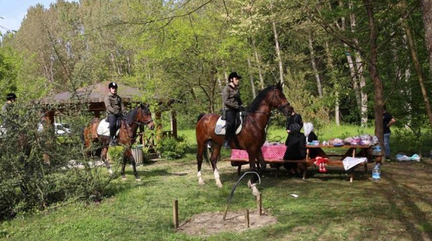 Belgrad Ormanı'na atlı koruma