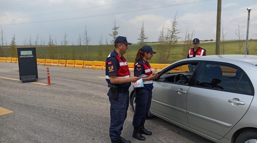 Eskişehir’de drone ile trafik denetimi