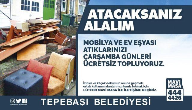 Tepebaşı’nda çalışmalar temiz bir çevre için