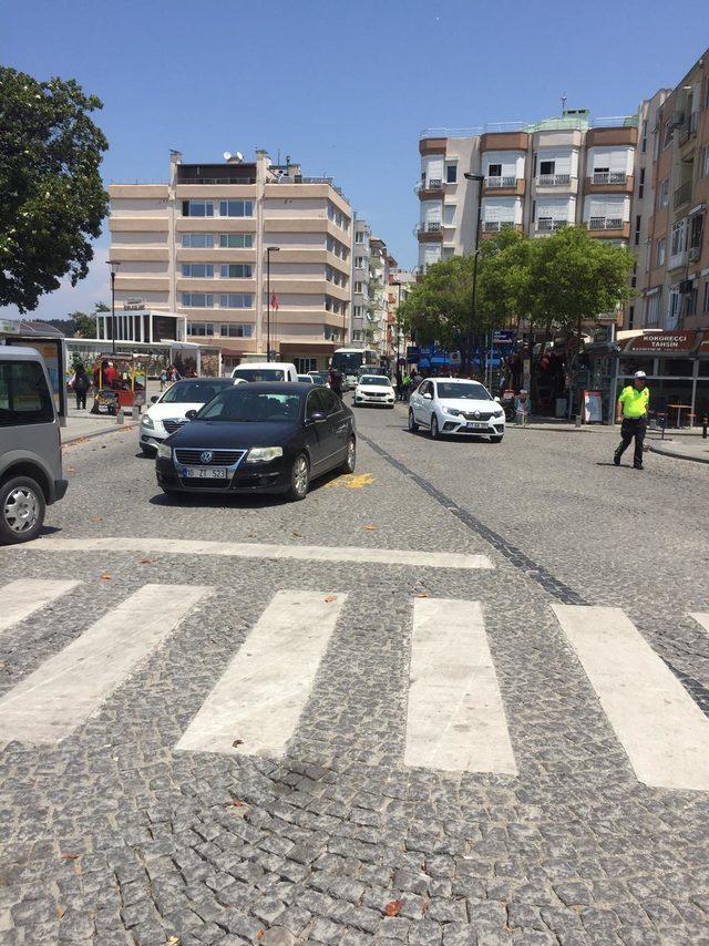 Çanakkale'de tatilcilerin dönüş yolculuğu sürüyor