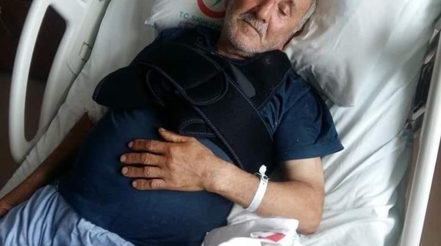 Ağa&ccedil;tan d&uuml;şen şahıs yaralandı