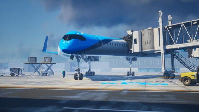 Flying-V yolcularını kanatta taşıyacak