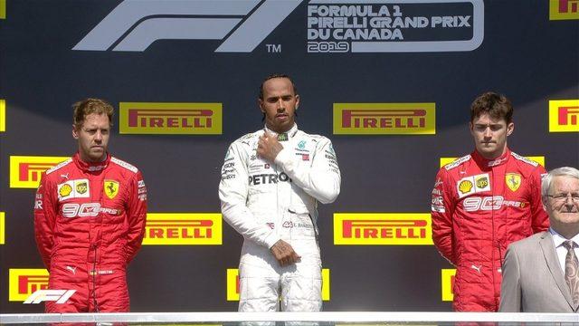 Kanada GP’sinde kazanan Lewis Hamilton
