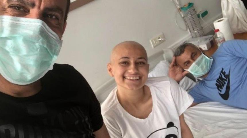 Haluk Levent’ten lösemi hastası baba kıza ziyaret