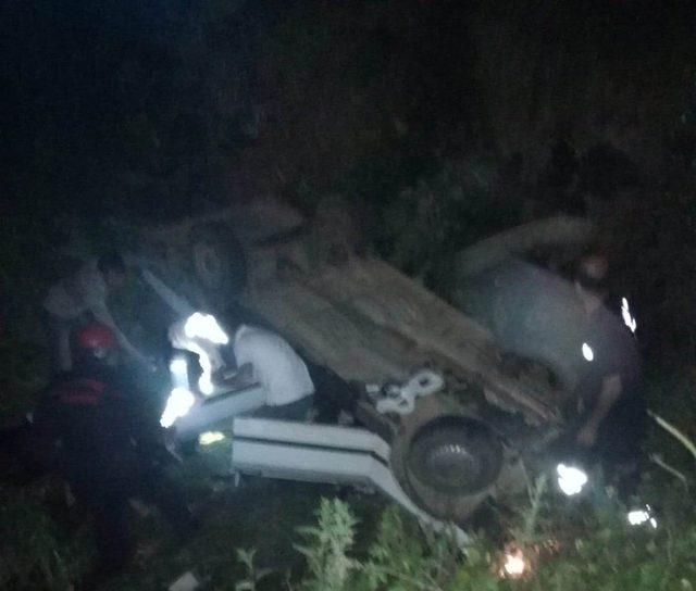 Malatya’da otomobil şarampole yuvarlandı: 1 ölü, 3 yaralı