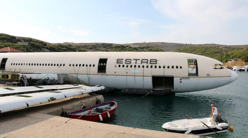 Dev yolcu uçağı, cuma günü Saros Körfezi'ne batırılacak
