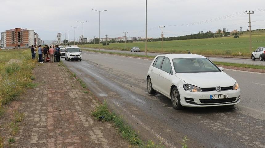 Motosiklet kazası: 1 yaralı