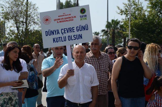 Mersin’de Çevre Haftası yürüyüşü