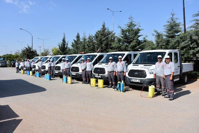 Büyükşehir, ilaçlama çalışmalarına hız verdi