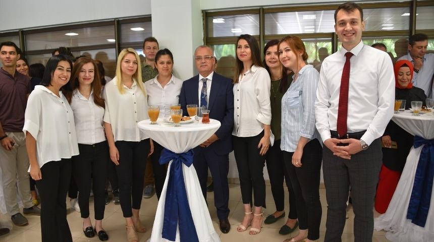 Başkan Kayda, personeliyle bayramlaştı