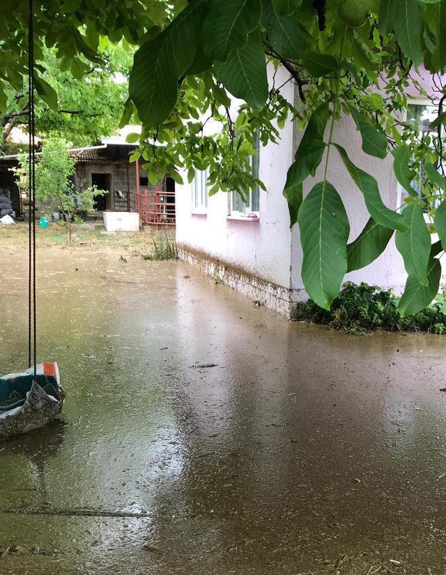 Burdur'da yağmur ve dolu ekili alanlara zarar verdi