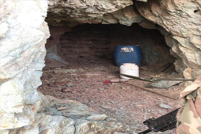 Pençe Harekâtı’nda imha edilen mağara ve sığınak sayısı 100’e ulaştı