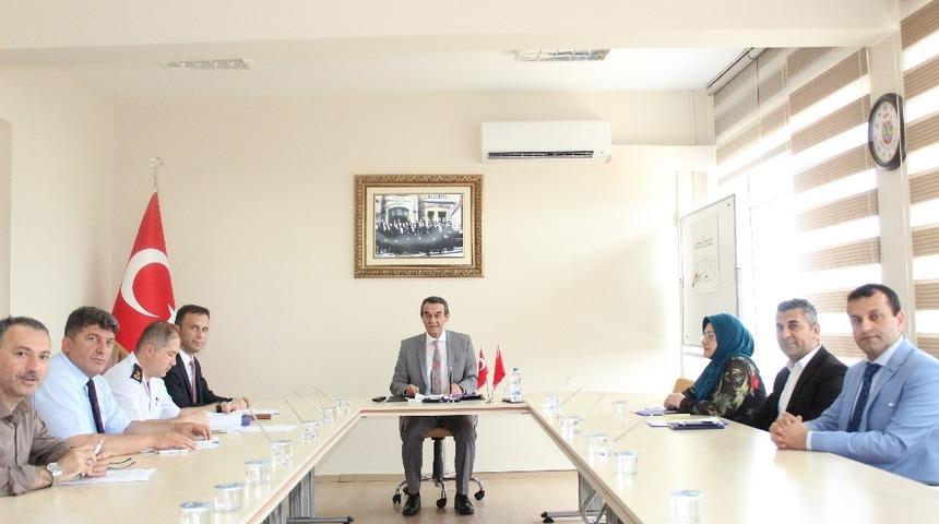 &Ccedil;erkezk&ouml;y&rsquo;de YKS sınavına y&ouml;nelik toplantı yapıldı