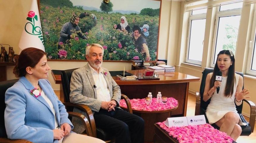 Başkan Başdeğirmen&rsquo;den, &Ccedil;in TV&rsquo;sine g&uuml;l r&ouml;portajı