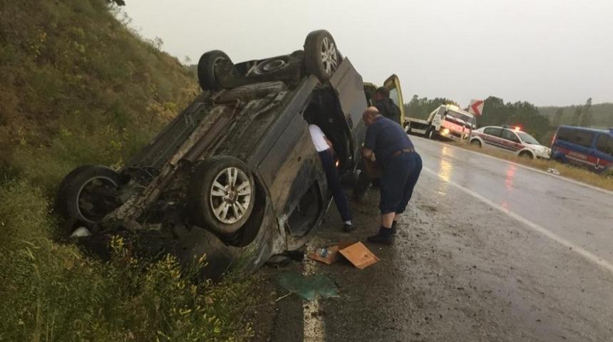 Tavşanlı&rsquo;da trafik kazası: 3 yaralı