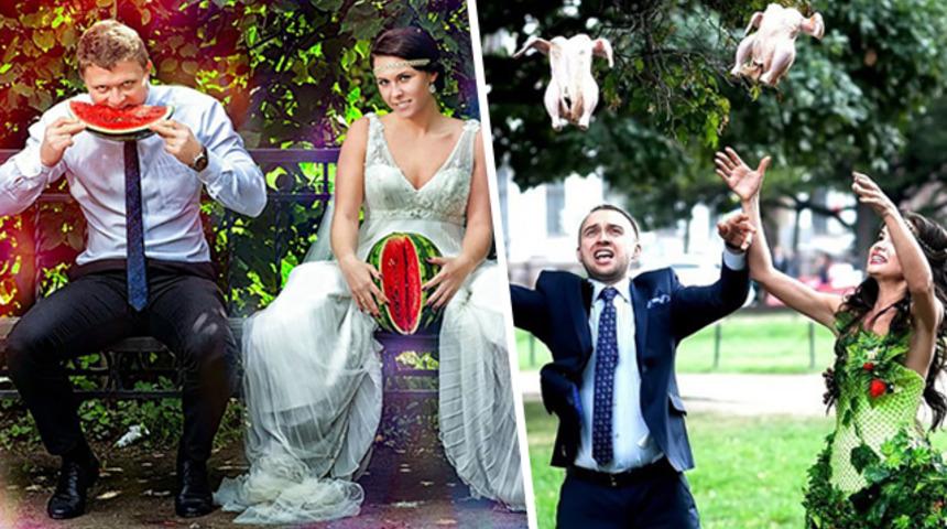 Rusların düğün fotoğrafları gözlerinizi kanatacak!