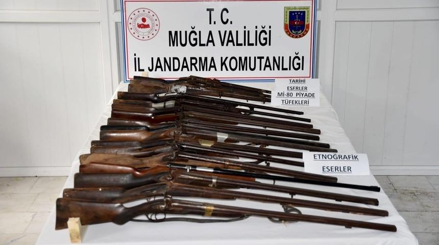 Tarihi piyade t&uuml;fekleri yakalandı